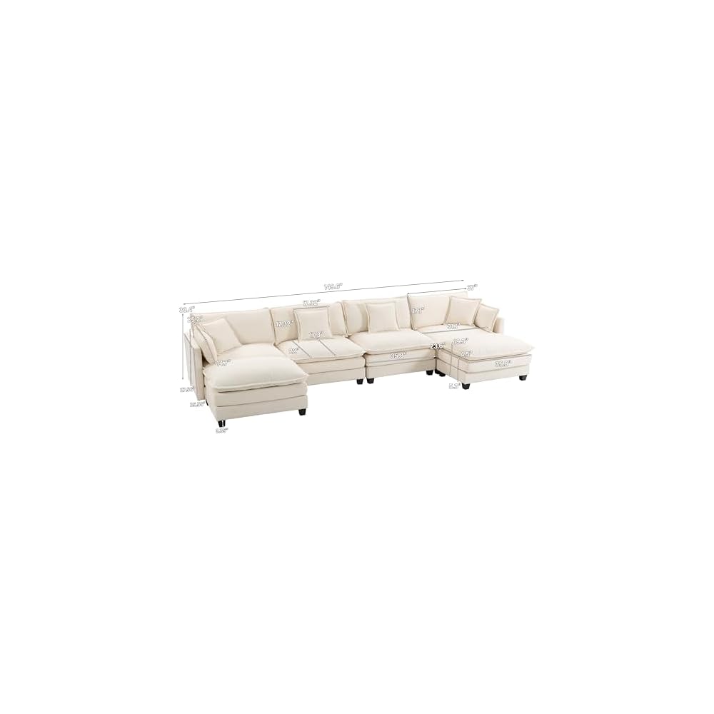Modern Sectional Sofas for Living Room Modular Cloud Couch