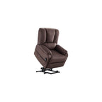 Power Lift Recliners for Elderly Genuine Leather Recliner Electric Reclining Chair Sofa Office Chair with Foot Rest and Remote Control Soft Fabric Sofa