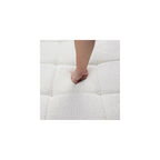 L-Shaped Sectional Cloud Sofa with Chaise Lounge,Convertible Boneless Floor Couch,Modern Comfy Upholstered Deep Seat Corner Sofa Bed Furniture for Living Room,No Assembly (White,Right-Facing Chaise)