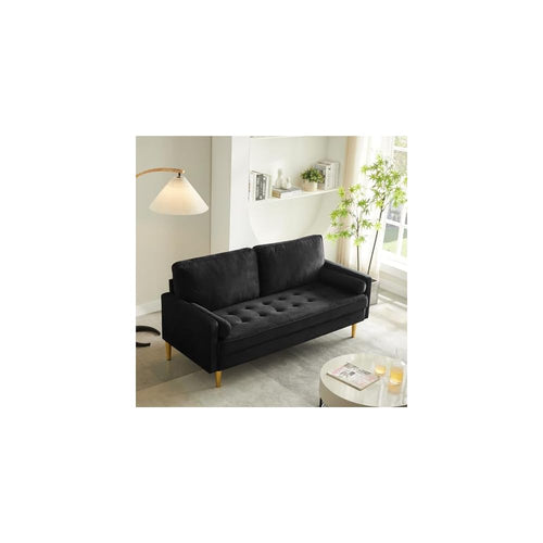 67" Modern Loveseat Sofa Velvet Tufted Sofa Comfortable 2-seat Couch