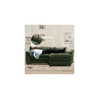 Oprisen 86" Modular Sectional Sofa, Comfy Deep Cloud Couch with Ottoman