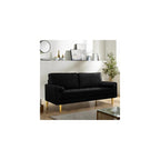 67" Modern Loveseat Sofa Velvet Tufted Sofa Comfortable 2-seat Couch