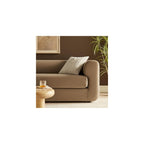 Modway Leif Performance Velvet Upholstered Sofa – 89 Inch Modern Tuxedo Sofa – Comfy 3 Seater Velvet Couch