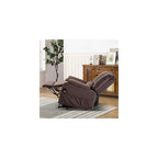 Power Lift Recliners for Elderly Genuine Leather Recliner Electric Reclining Chair Sofa Office Chair with Foot Rest and Remote Control Soft Fabric Sofa
