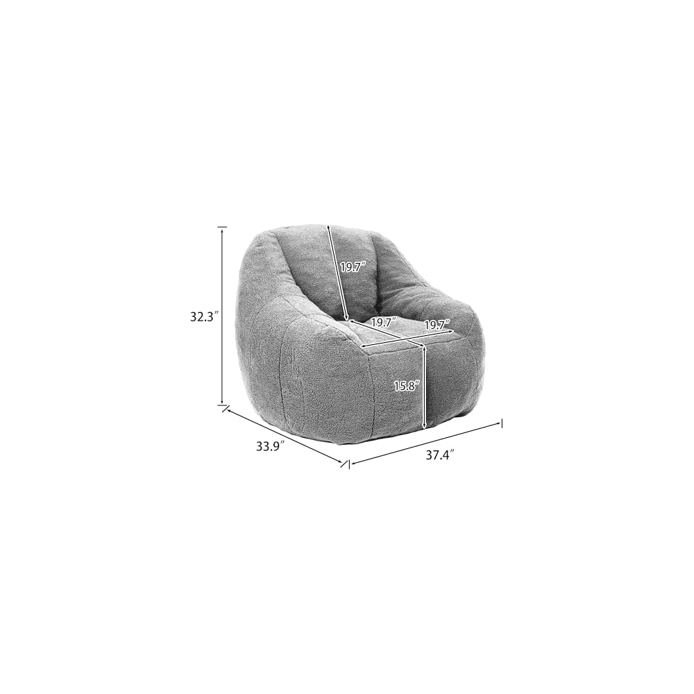 Cloud Couch Sectional 40'' Oversized Modular Deep Seat Sofa with Washable Cover for Living Room